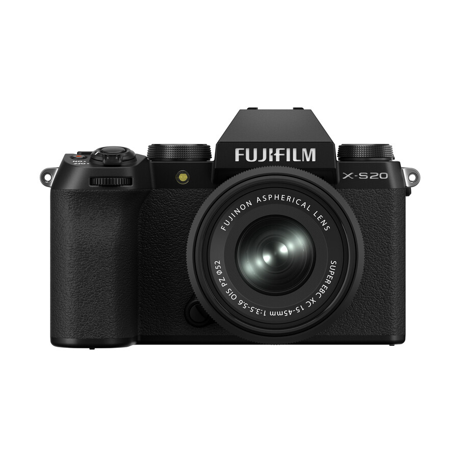 x-s20 body black with xc15-45mmf3.5-5.6 ois pz lens kit