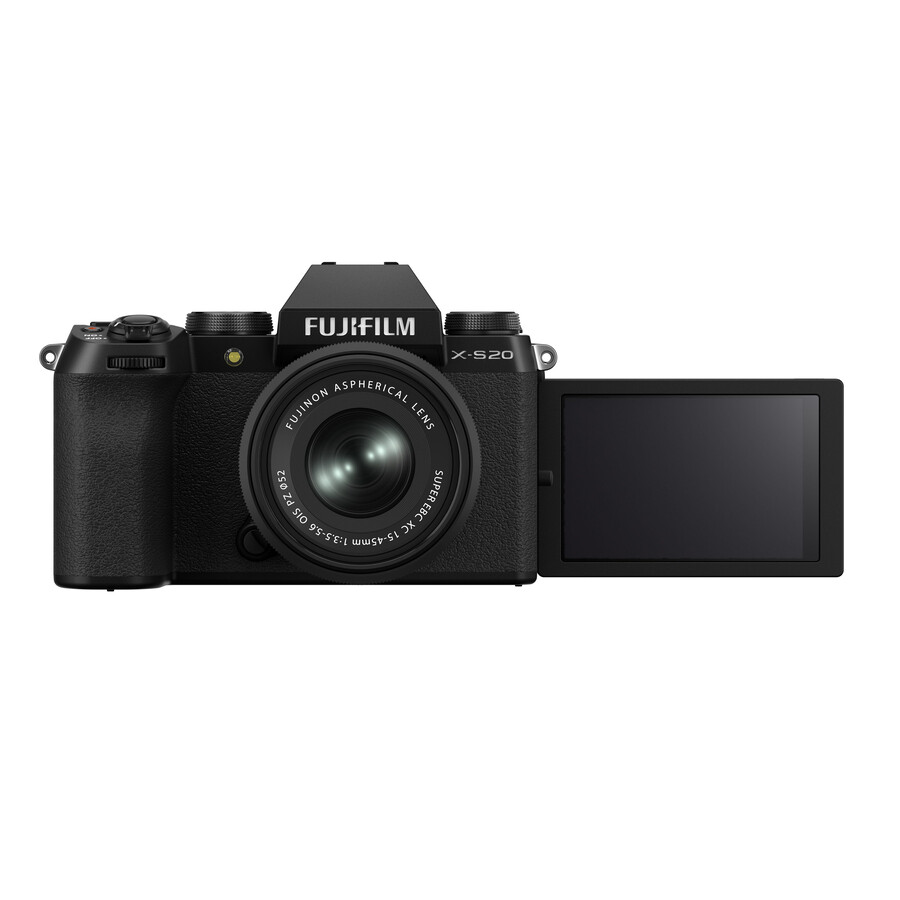 x-s20 body black with xc15-45mmf3.5-5.6 ois pz lens kit