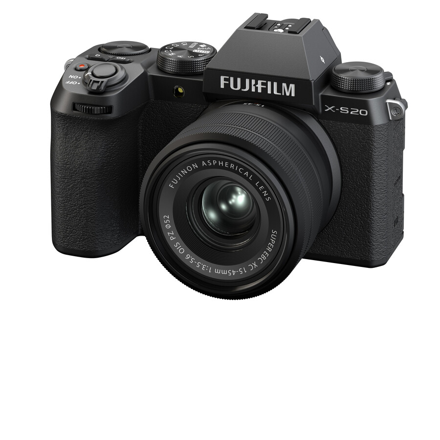 x-s20 body black with xc15-45mmf3.5-5.6 ois pz lens kit