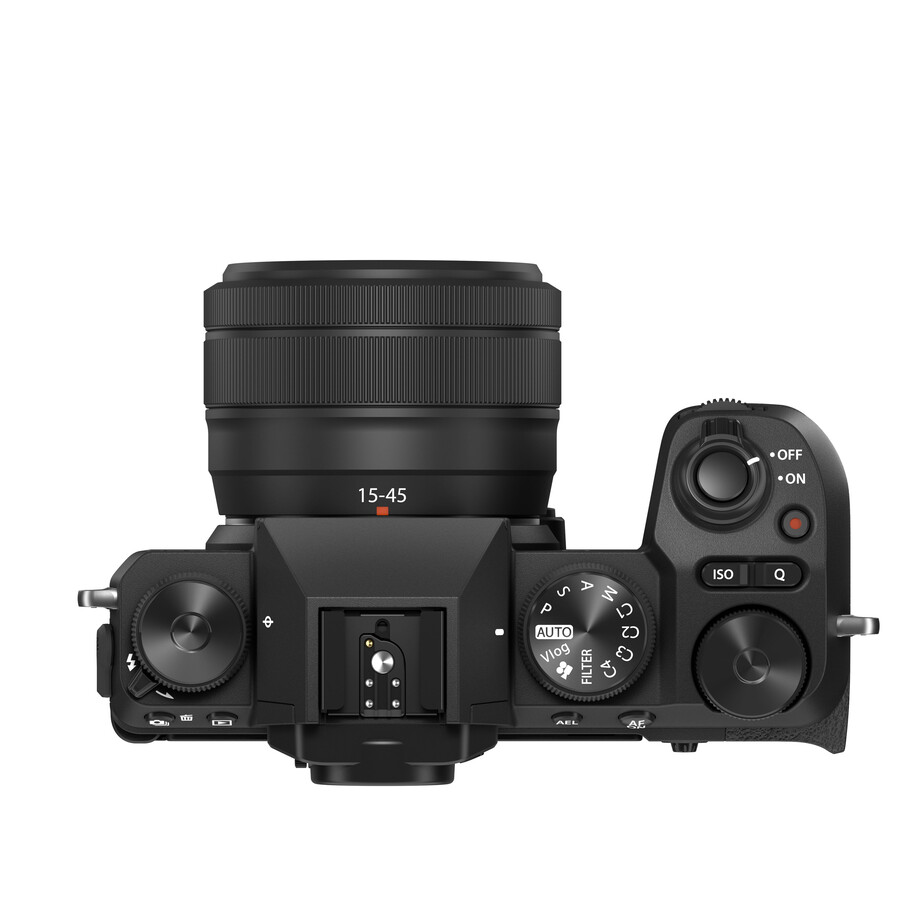 x-s20 body black with xc15-45mmf3.5-5.6 ois pz lens kit