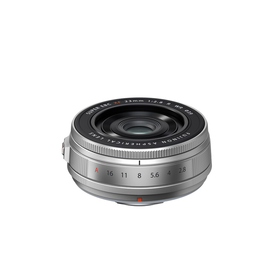 xf23mmf2.8 r wr lens silver